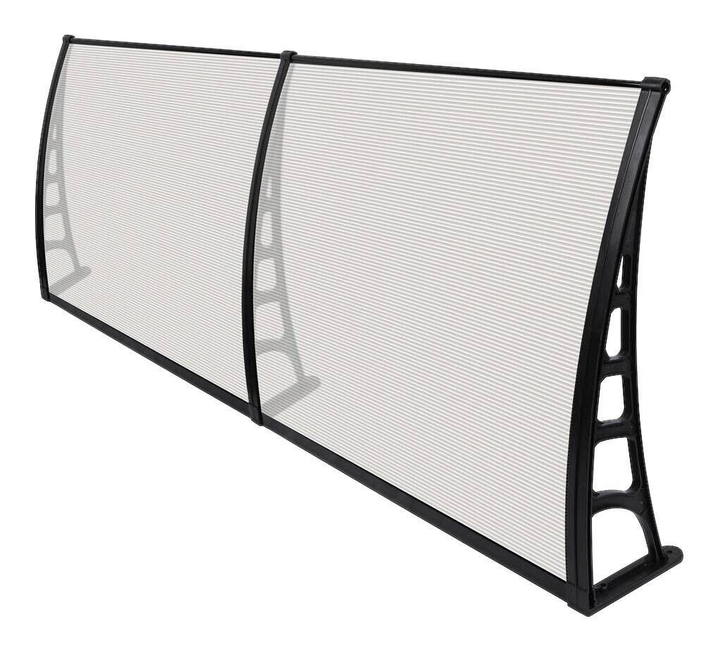 Brosplast Vordach Crocus transparent B/H/L: ca. 240x23x80 cm