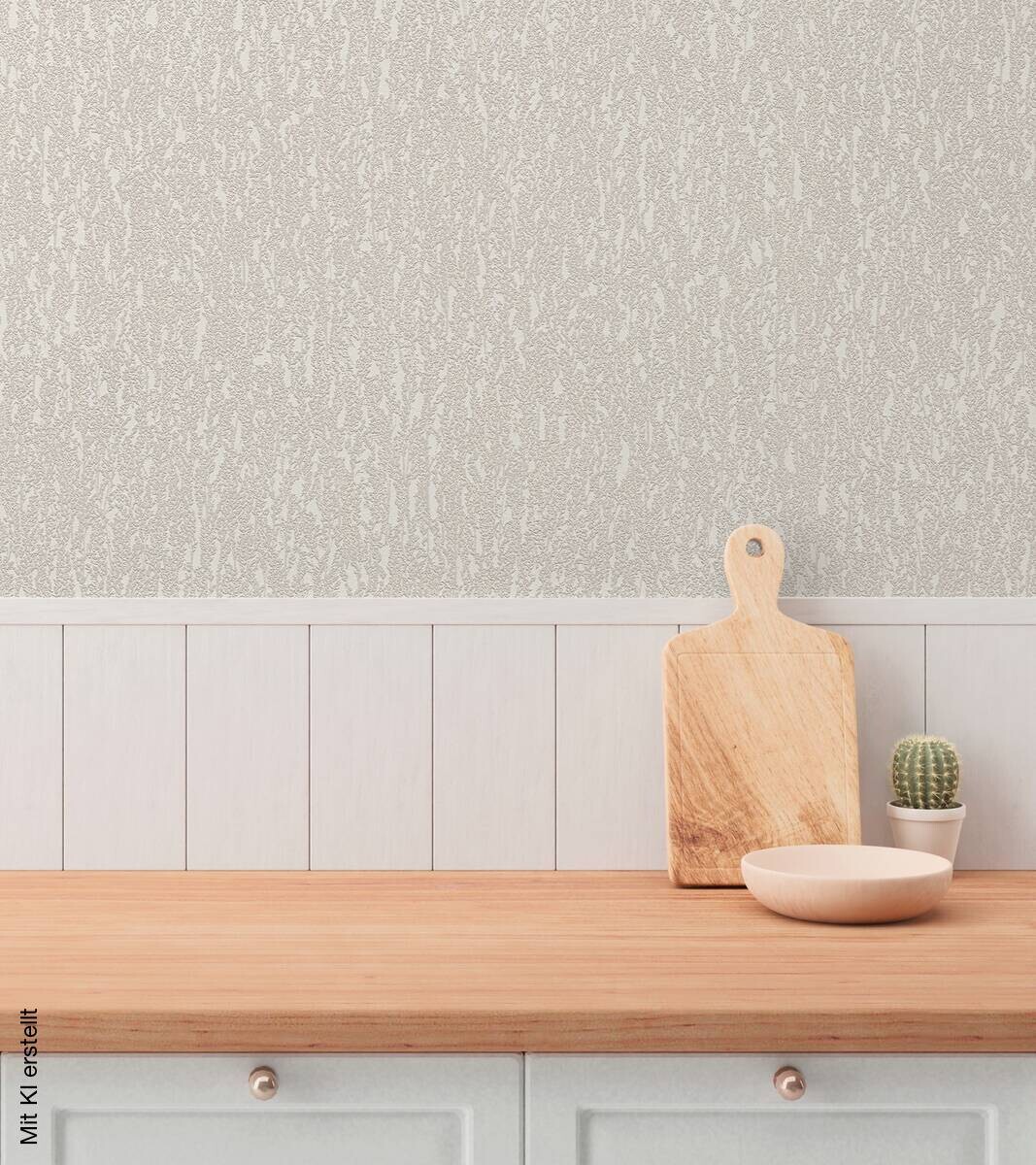 A.S.Creation Vliestapete grau creme B/H/D: ca. 53x1005x9,3 cm