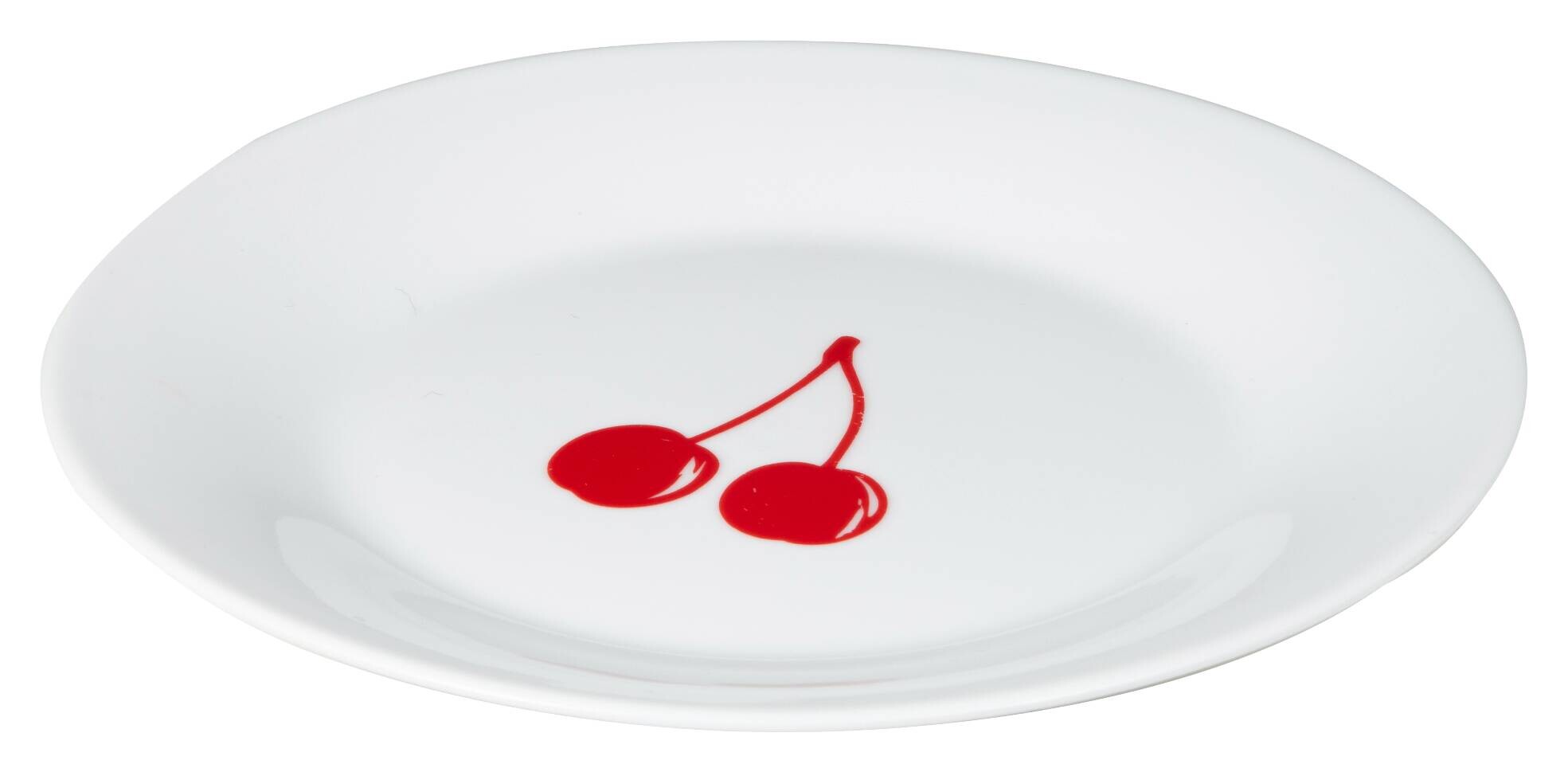BENETTON Dessertteller Fruits weiß Porzellan D: ca. 20 cm