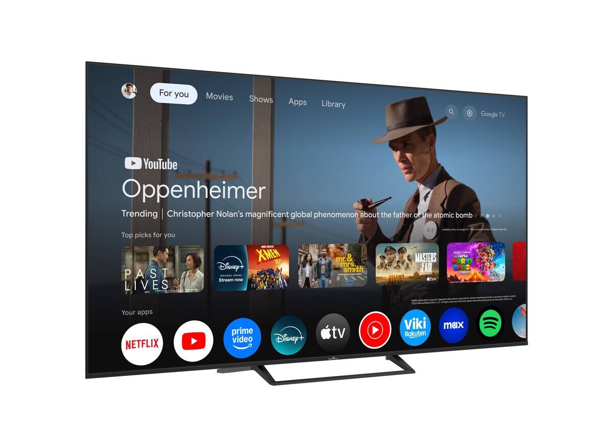 Smart-Tech QLED-Fernseher 65QG06K B/H: ca. 145x88 cm