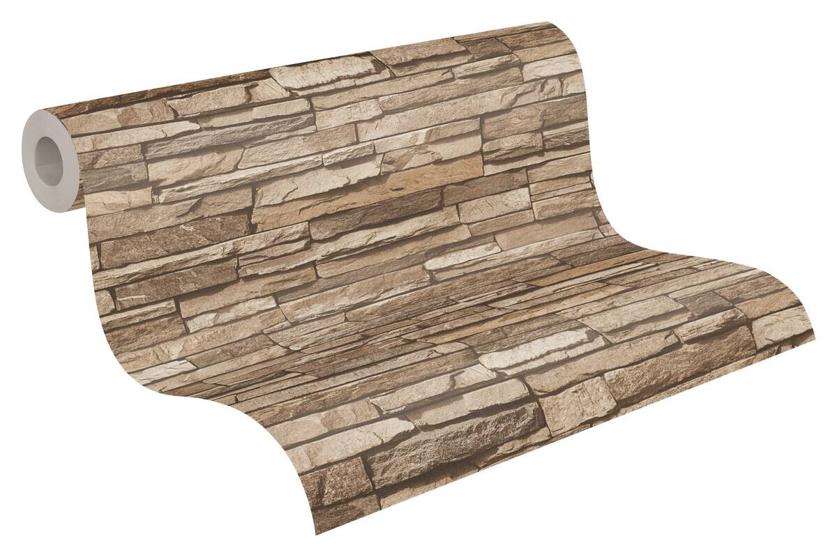 A.S.Creation Vliestapete braun beige B/H/D: ca. 53x1005x9,3 cm