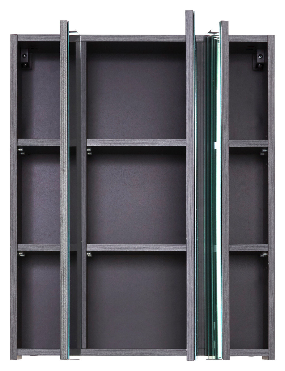 Spiegelschrank SetOne Rauchsilber Nachbildung B/H/T: ca. 60x71x18 cm