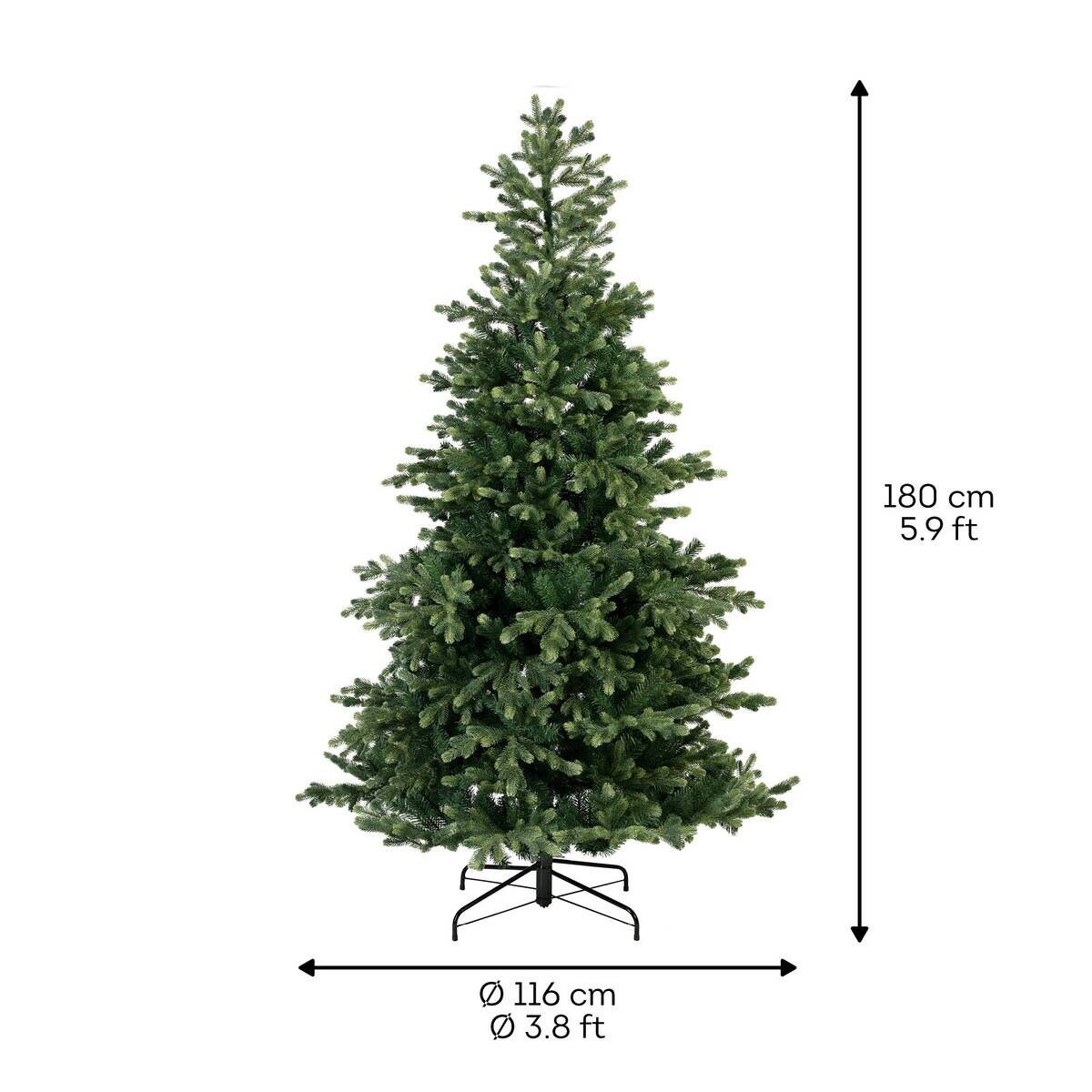Kaemingk Weihnachtsbaum grün Kunststoff