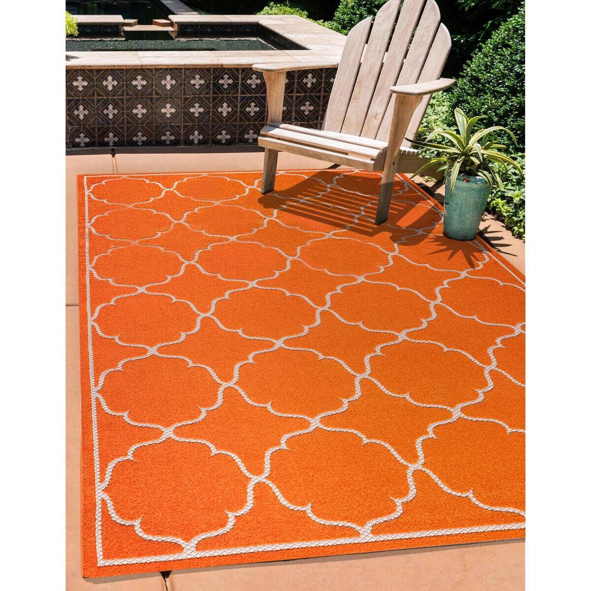 Sanat Outdoorteppich BERLIN orange B/L: ca. 160x230 cm