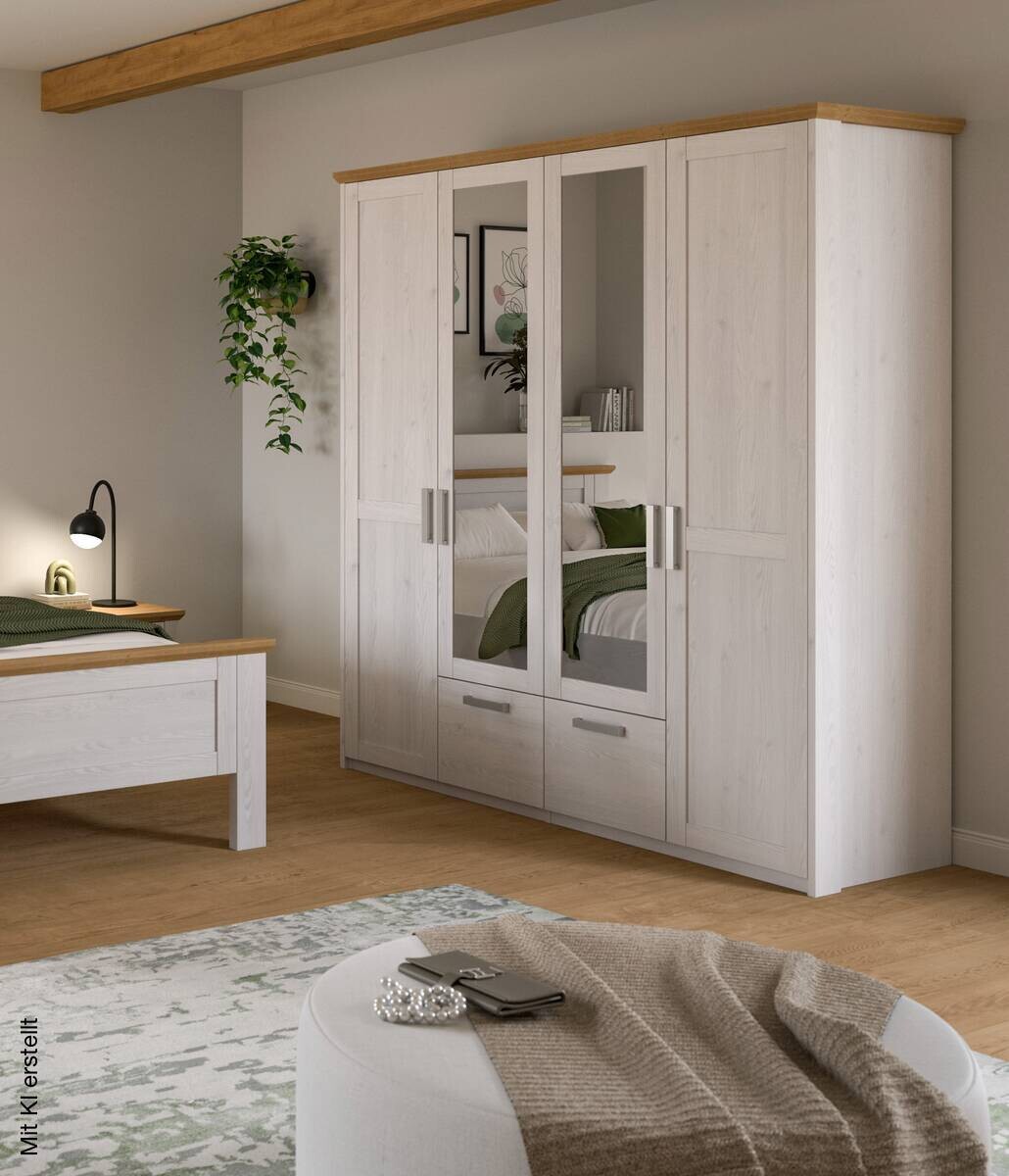 Kleiderschrank VERONA Sibiu Lärche Nachbildung Eiche Artisan Nachbildung B/H/T: ca. 188x200x61 cm