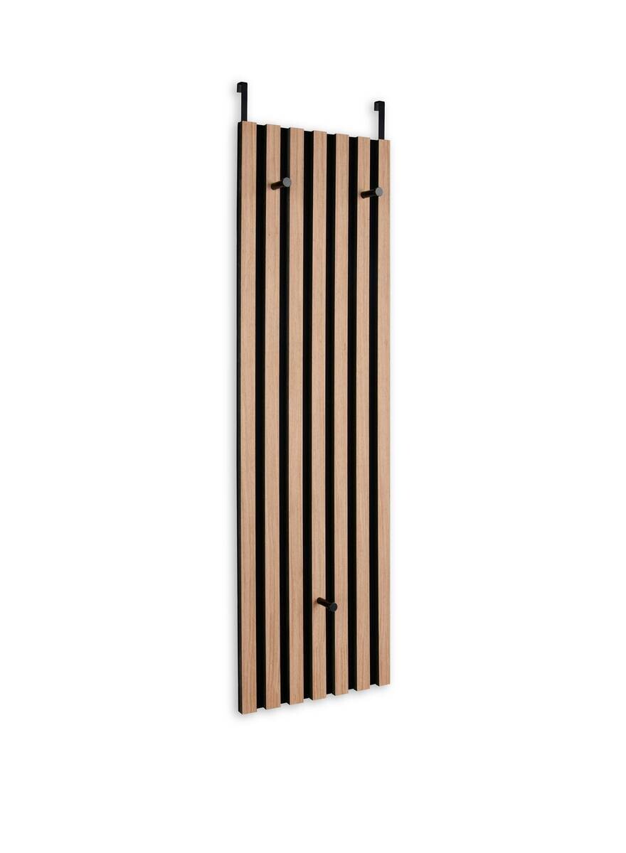 Türgarderobe Grace Eiche Artisan Nachbildung schwarz B/H/T: ca. 30x100x7 cm