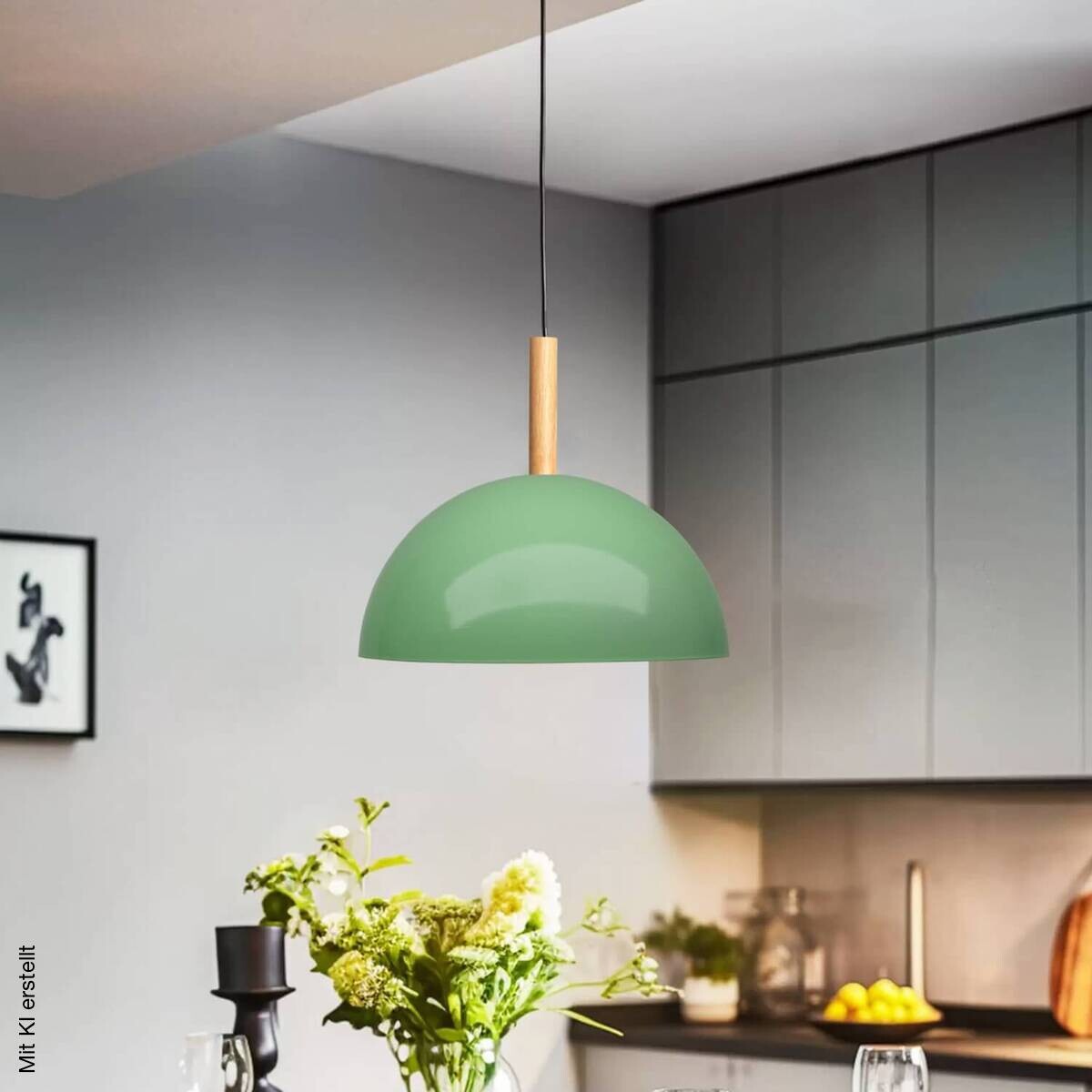 Opviq Pendelleuchte minze B/H/T: ca. 25x100x25 cm E27 1 Brennstellen