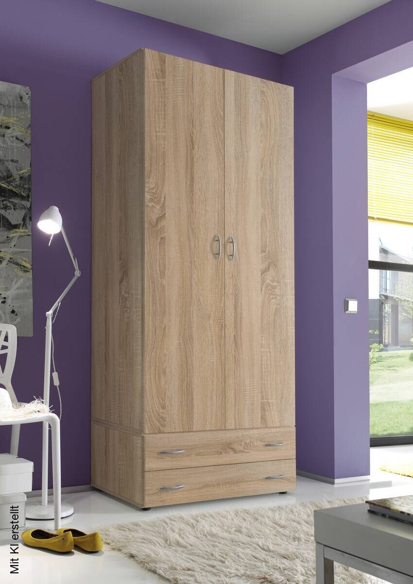 Schrankuntersatz Joe/Base 2 Eiche Sonoma Nachbildung B/H/T: ca. 81x33x51 cm
