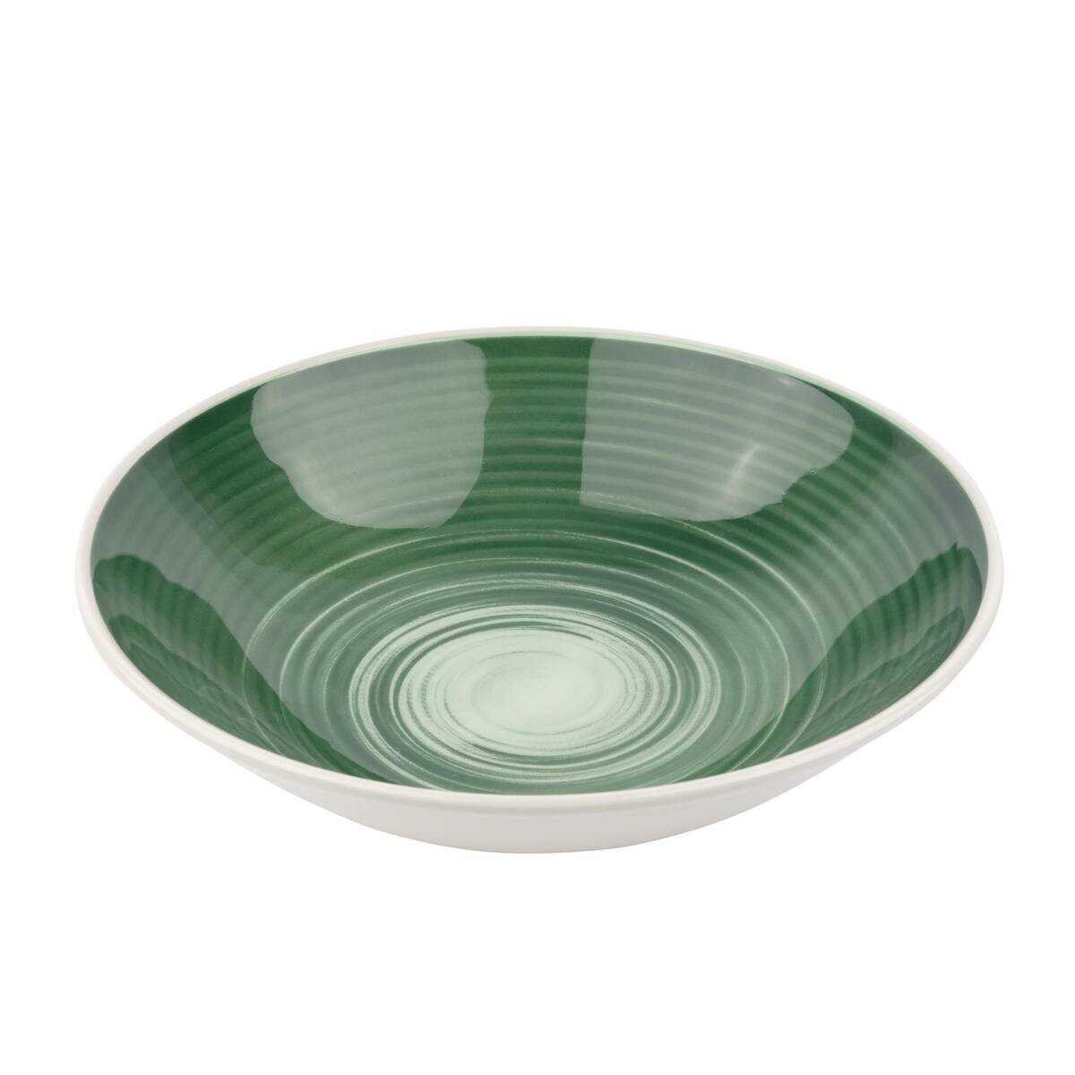 HERMANN MILLER Geschirrset SPIRAL GREEN grün Steinzeug