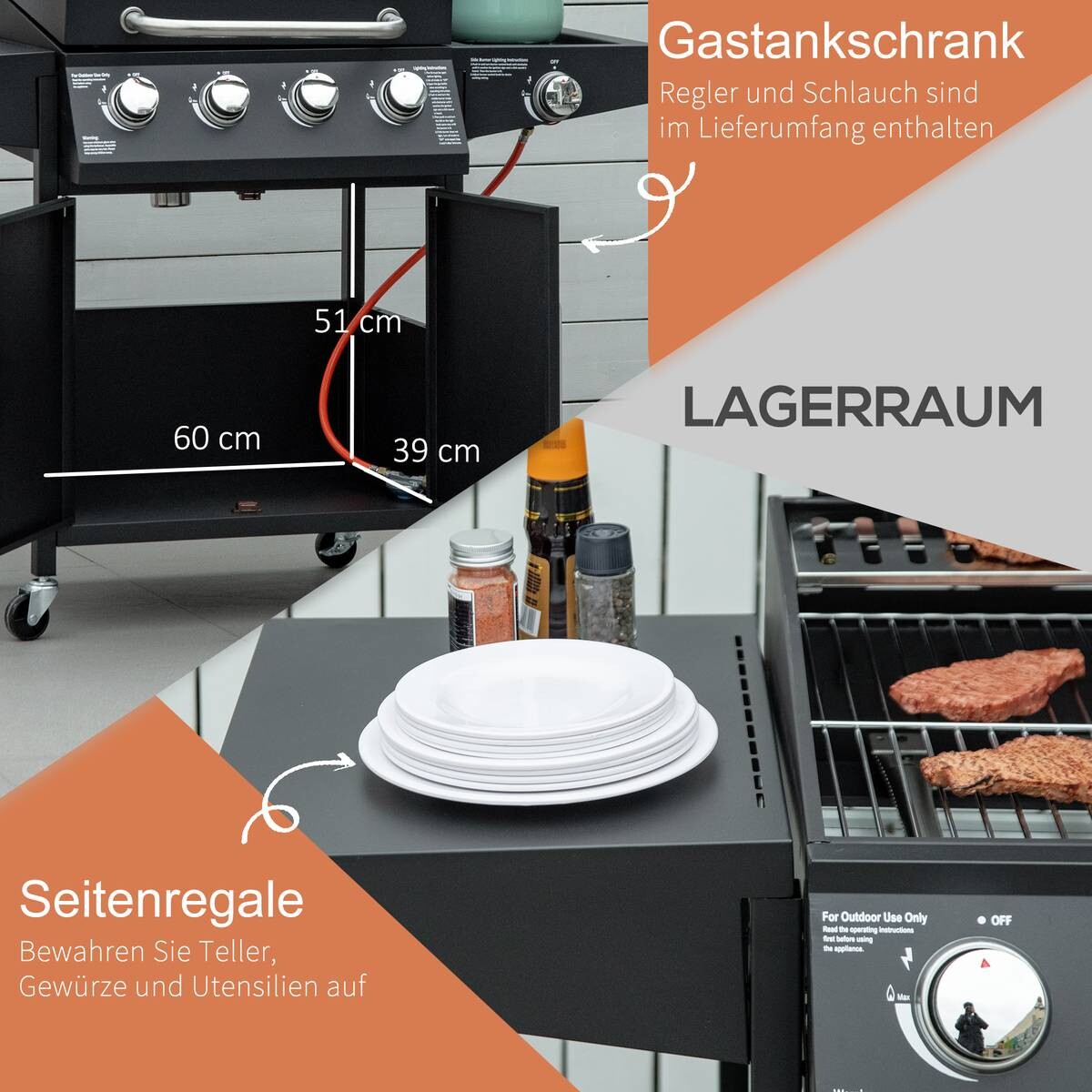 Outsunny Gasgrill