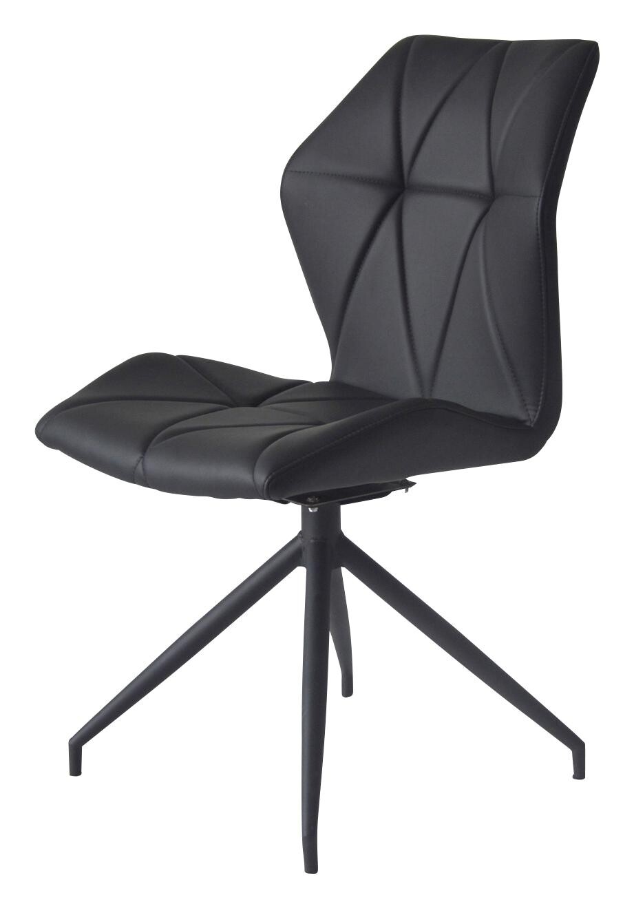 Stuhl schwarz B/H/T: ca. 52x90x62 cm