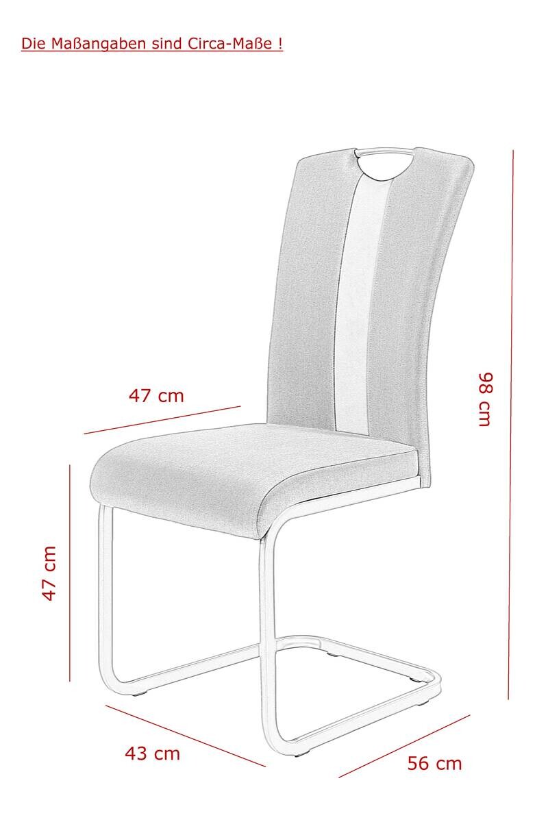 Essgruppe Donau I Beton Holzwerkstoff B/H/T: ca. 160x76x80 cm