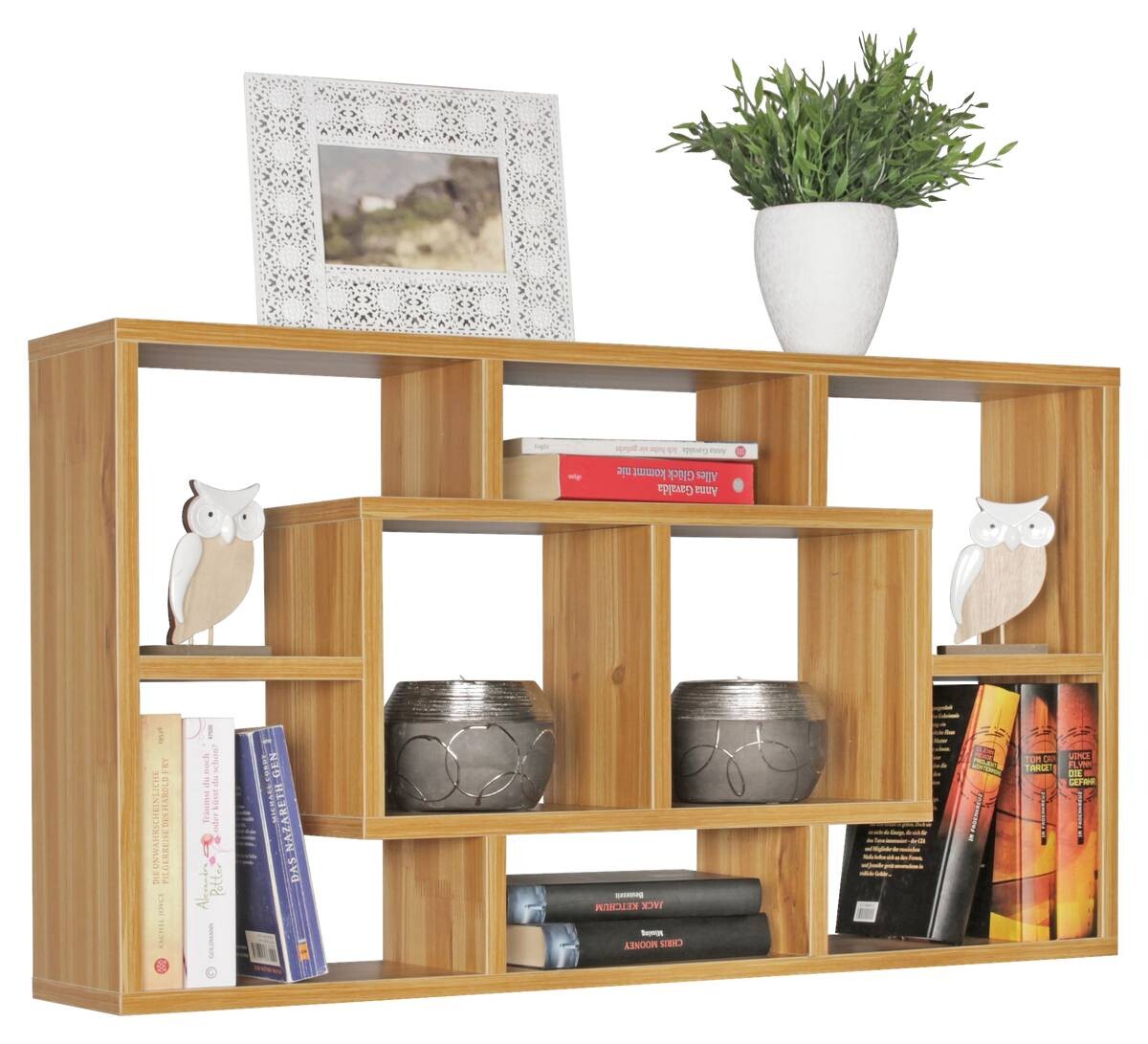 Wandregal buche lackiert Nachbildung B/H/T: ca. 85x47,5x16 cm