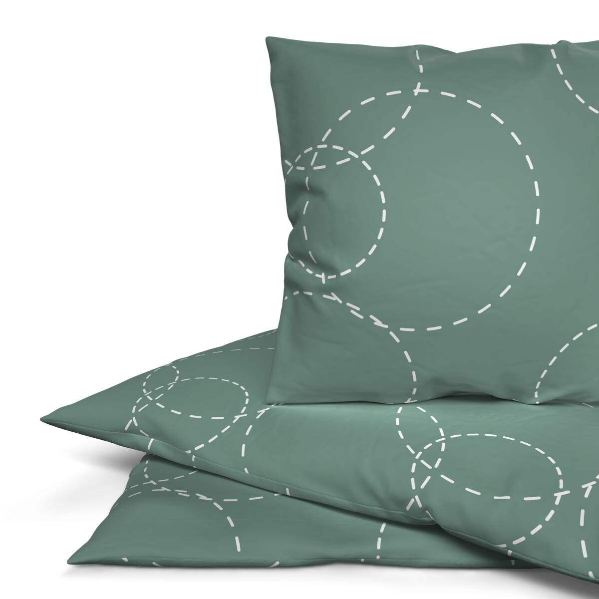 Microfaser Bettwäsche mint Polyester B/L: ca. 135x200 cm