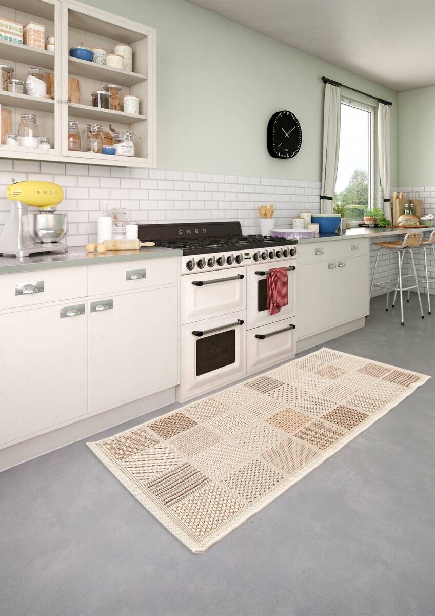 In-/Outdoor-Teppich Sky beige B/L: ca. 60x110 cm