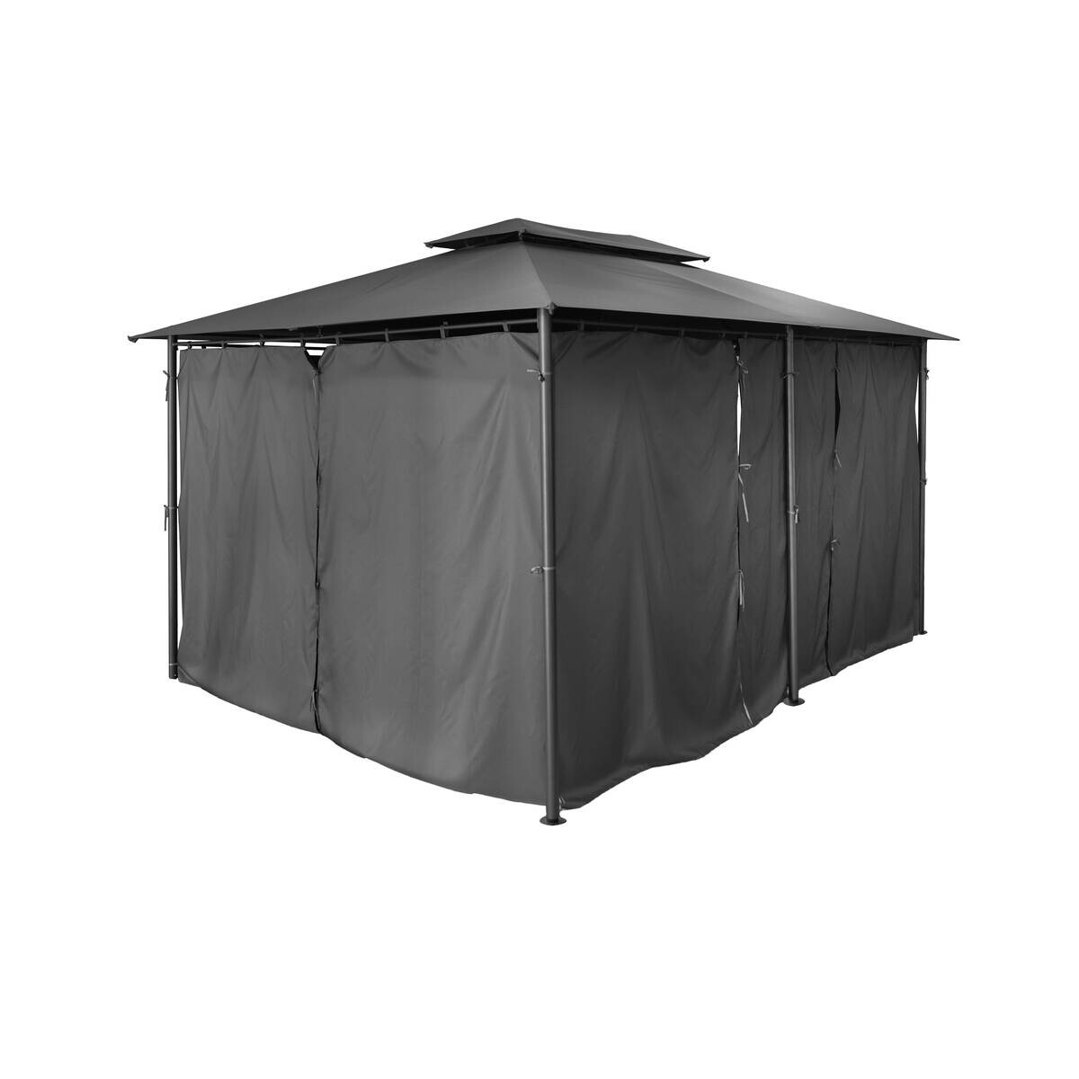 POCOline Pavillon schwarz Stahl B/L: ca. 400x300 cm