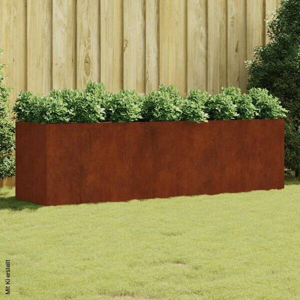 Hochbeet braun Stahl B/H/L: ca. 80x80x280 cm
