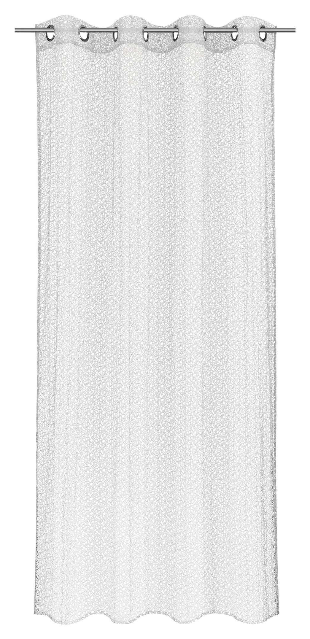 ACUS design collection Ösenvorhang Spider weiß B/L: ca. 140x245 cm