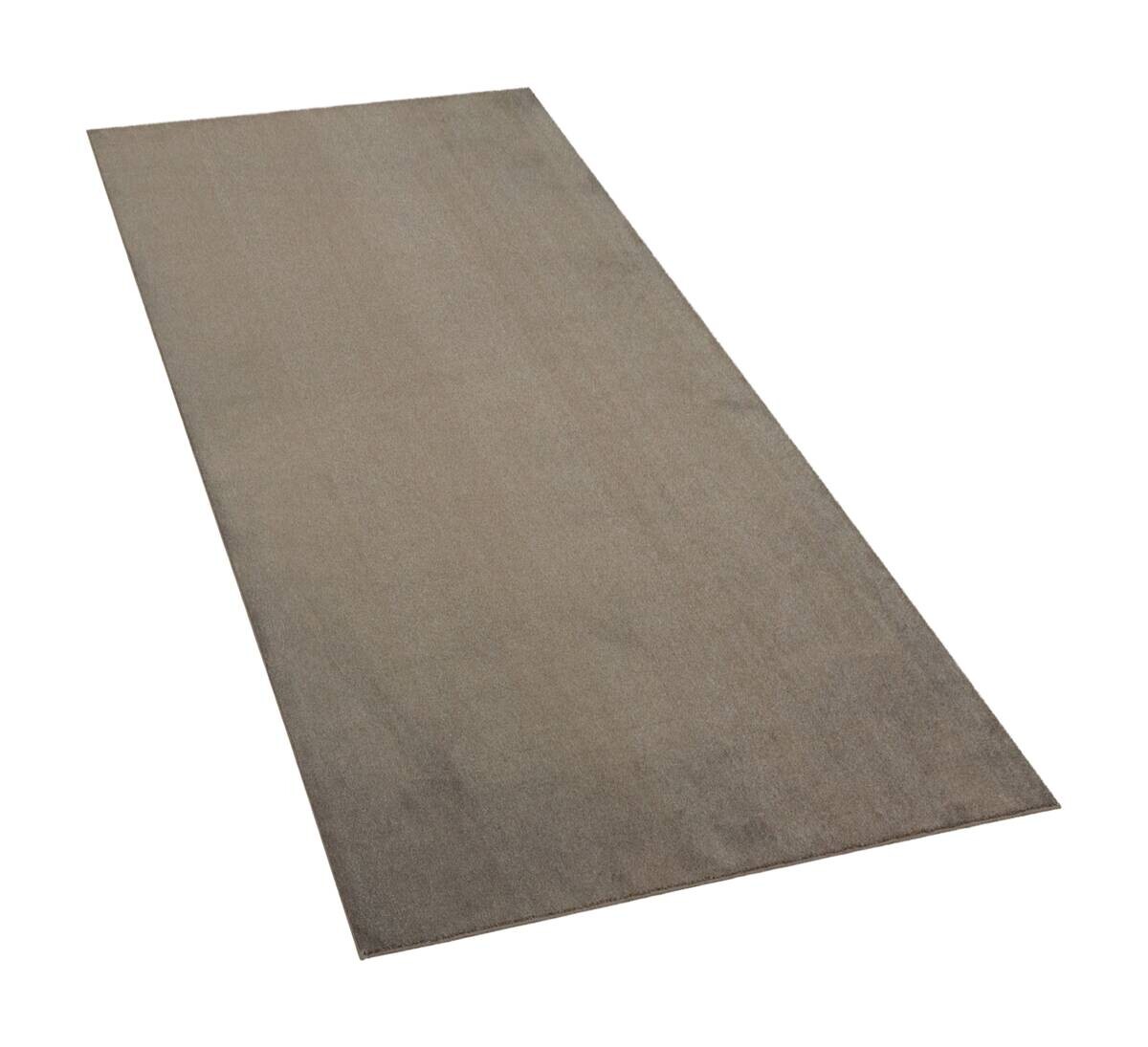 Teppich Flanell Mocca B/L: ca. 80x150 cm