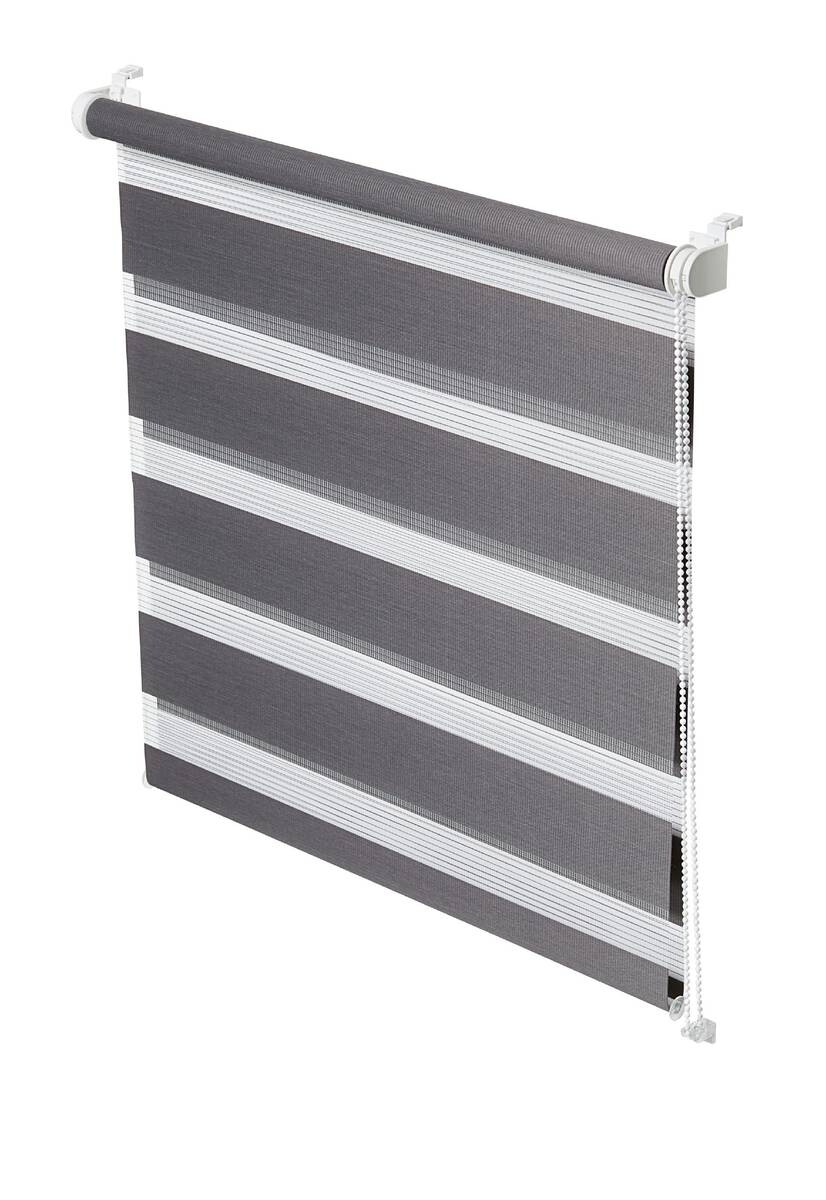 Doppelrollo Easyfix anthrazit B/L: ca. 90x150 cm