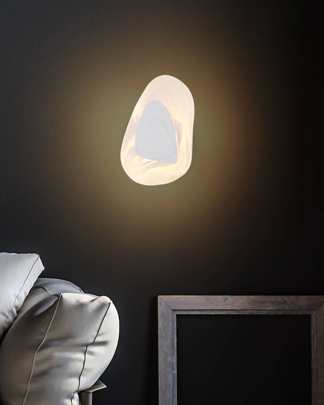 GLOBO LED-Wandleuchte DORSEY 78411W weiß klar Metall B/H: ca. 20,3x31,5 cm 1 Brennstellen
