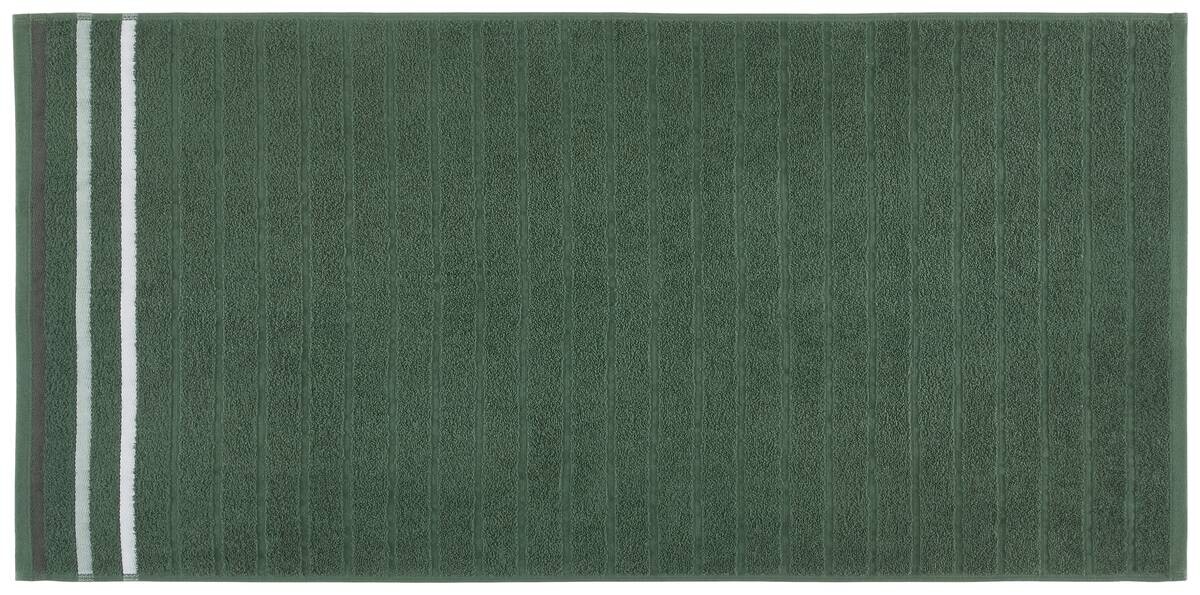 oh cosy Handtuch Marta dunkelgrün 100% Baumwolle B/L: ca. 50x100 cm