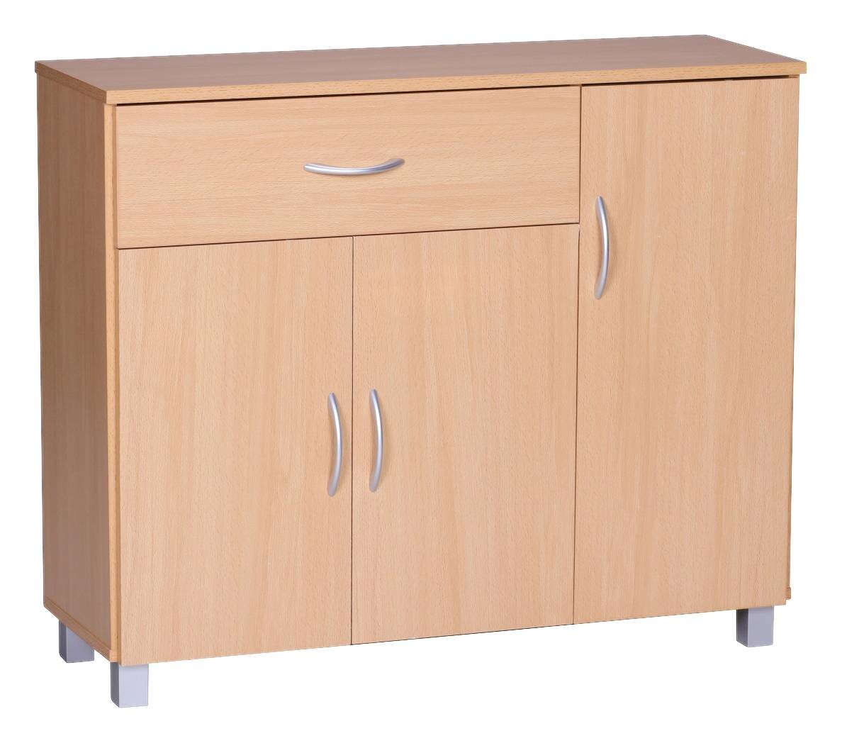 Sideboard buche Nachbildung silber B/H/T: ca. 90x75x30 cm