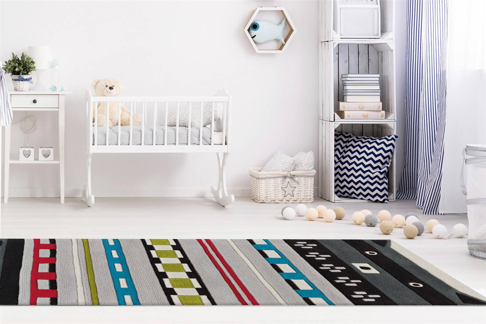 Arte Espina Kurzflorteppich Joy 4174 mehrfarbig B/L: ca. 75x160 cm