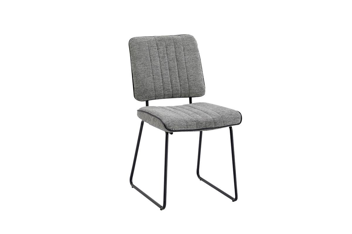 Stuhl LIAM 4er-Set grau B/H/T: ca. 45x83x61 cm