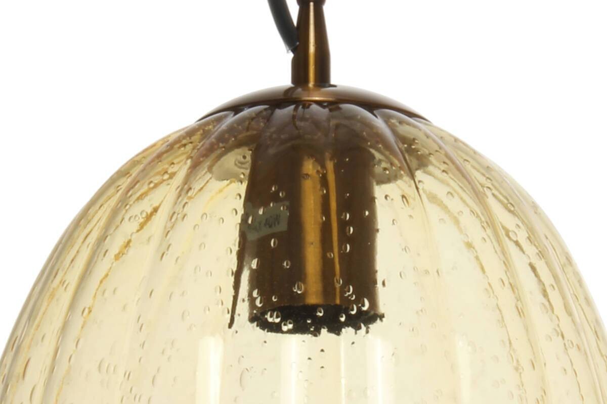 Kayoom Pendelleuchte Virgina 125 amber Glas B/H/L: ca. 33x36x23 cm E27 1 Brennstellen