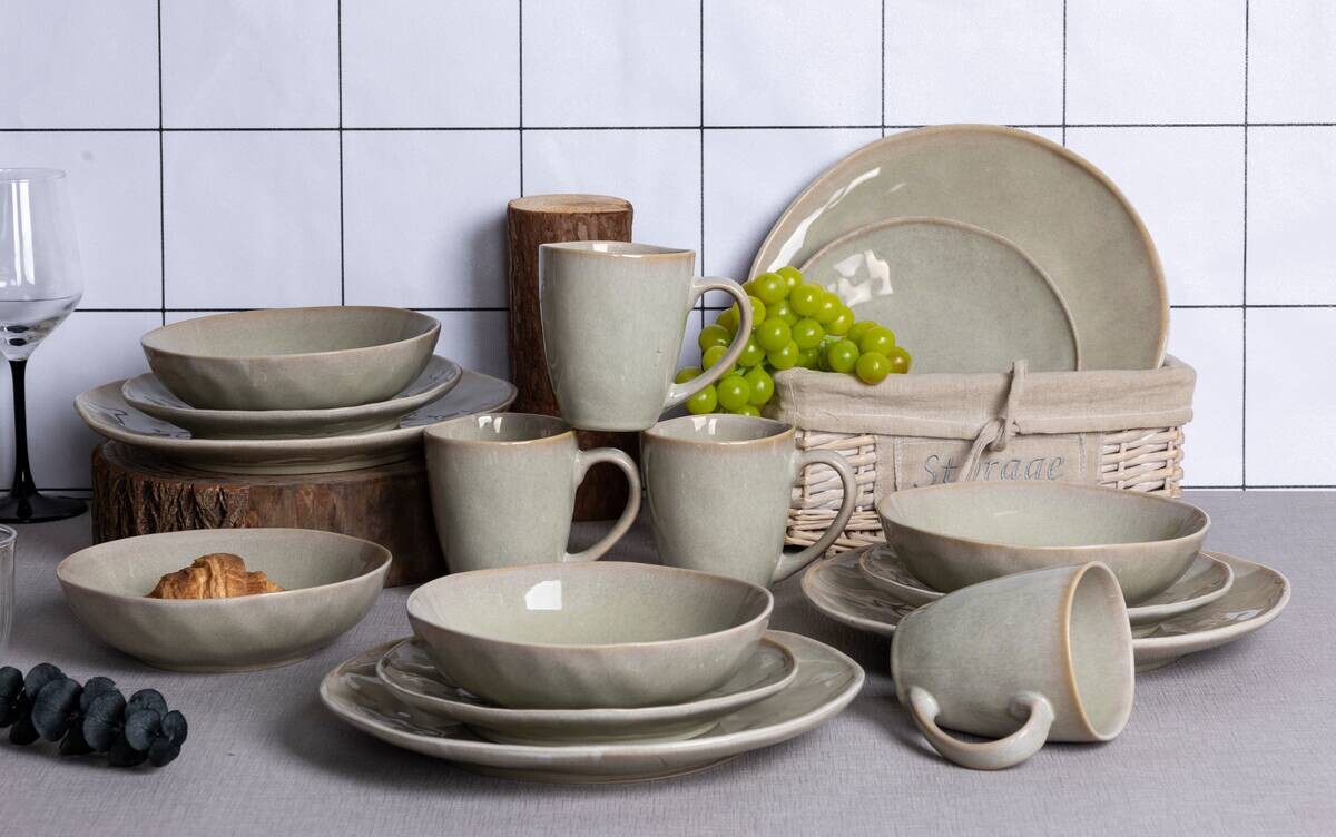 POCOline Kombiservice beige Steingut 1 tlg.