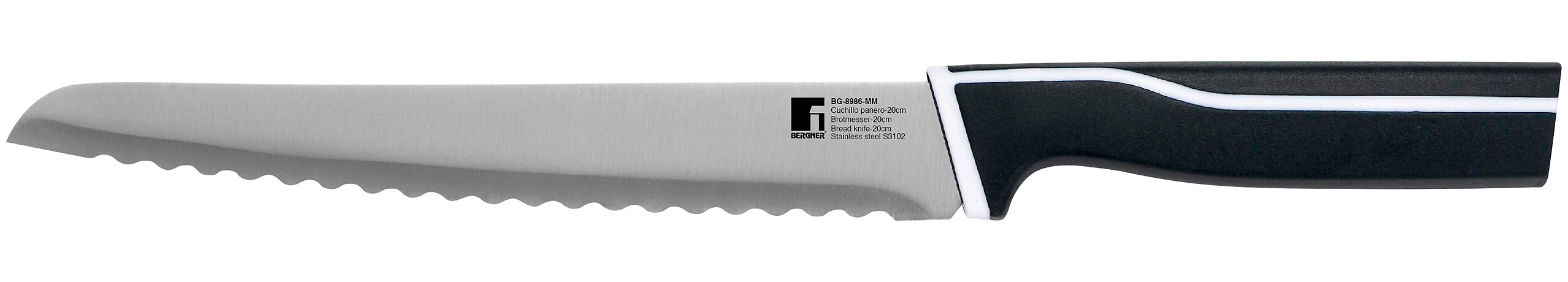 BERGNER Messerset Kyoto schwarz Edelstahl 5 tlg.