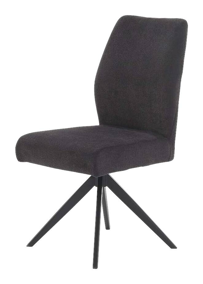 Stuhl anthrazit Webstoff B/H/T: ca. 47x93x66 cm