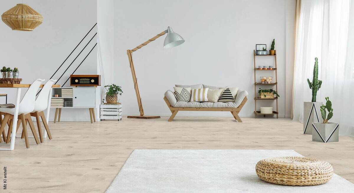 Click-Vinylboden Kindl ca. 2,782qm im Paket B/L: ca. 22,8x122 cm pro Paket