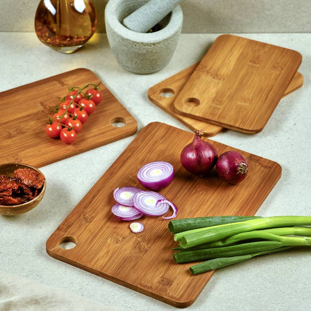 Kesper Schneidbrett natur Holz Bambus B/H/L: ca. 23x4x33 cm