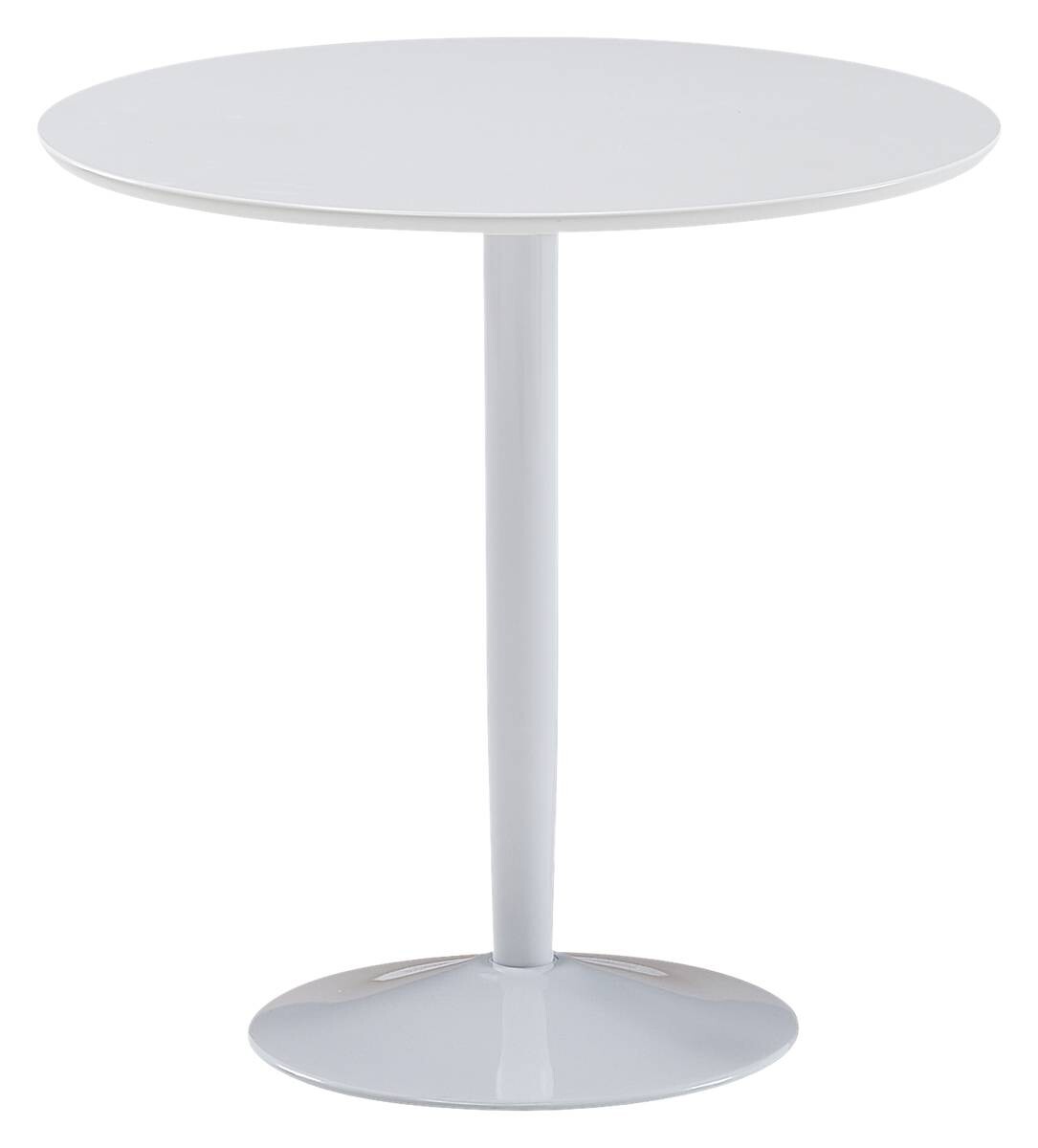 Esstisch weiß lackiert weiß lackiert lackiert B/H/T: ca. 75x74x75 cm