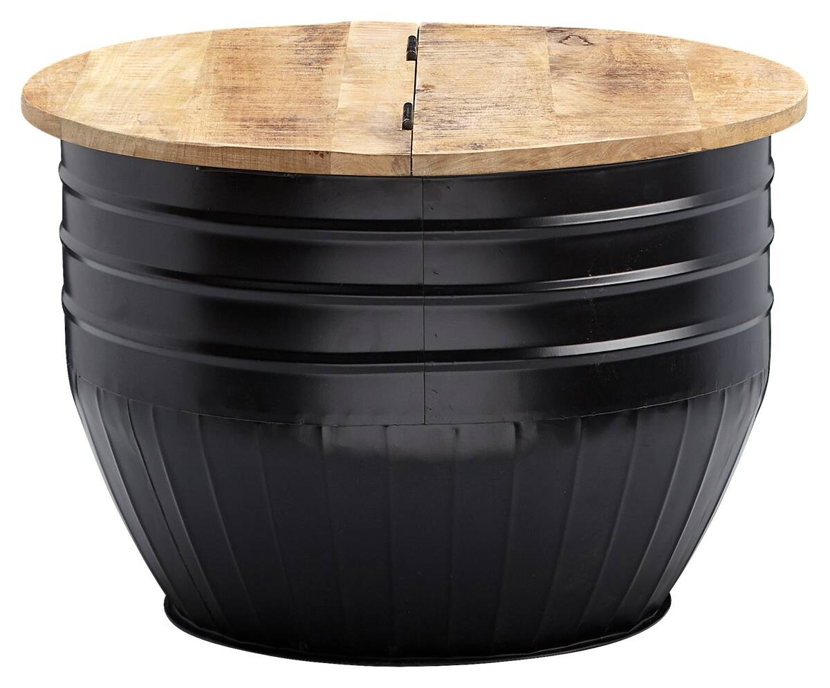 Wohnling Couchtisch schwarz B/H/T: ca. 60x41x60 cm