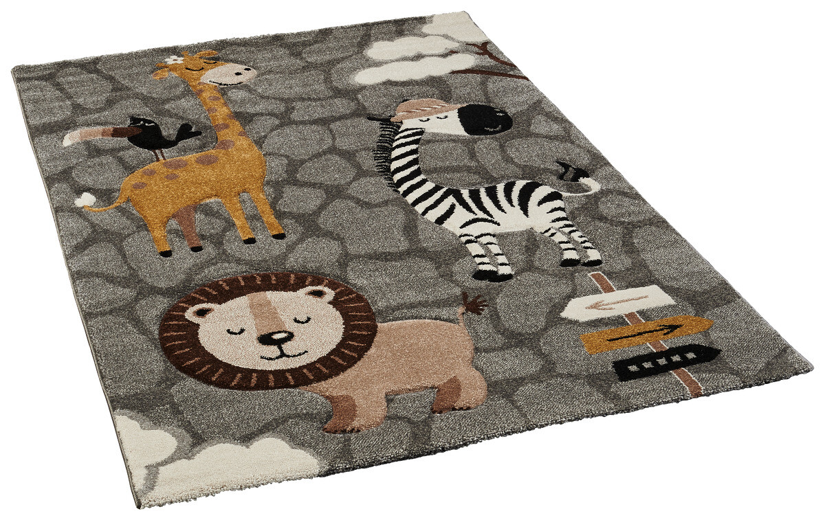 Kinderteppich Casino Kids grau B/L: ca. 160x230 cm