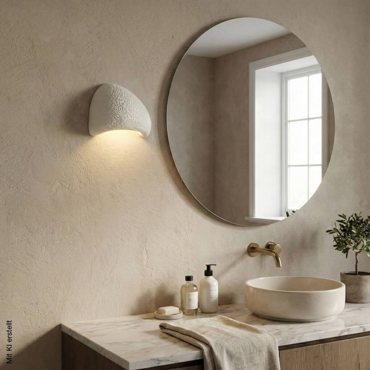 Opviq Wandleuchte weiß Metall Fiberglas B/H/T/L: ca. 27x17x22x27 cm 1 Brennstellen