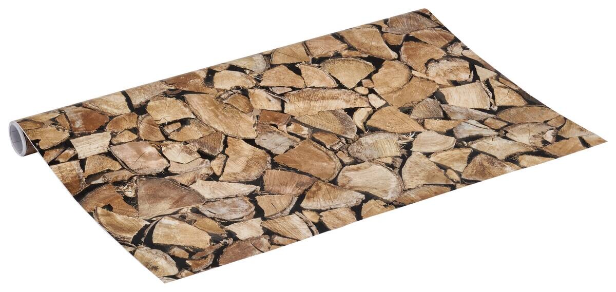 d-c-fix Dekofolie Feuerholz Feuerholz Feuerholz braun B/L: ca. 45x200 cm | braun | 45,00/200,00 cm
