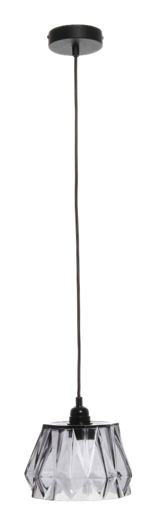 Kayoom Pendelleuchte Aurea grau Glas B/H/L: ca. 19x19x19 cm E27 1 Brennstellen