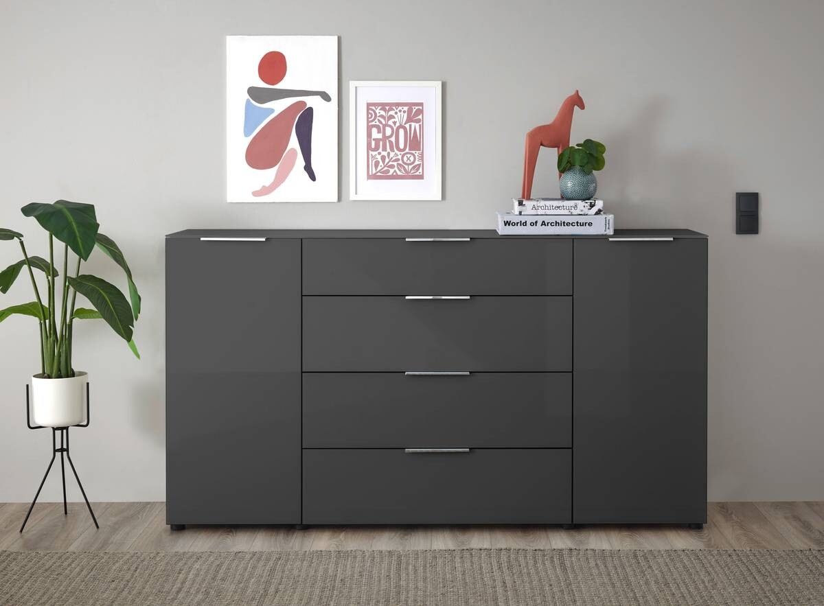 Kommode Santorin anthrazit B/H/T: ca. 180x99x40 cm