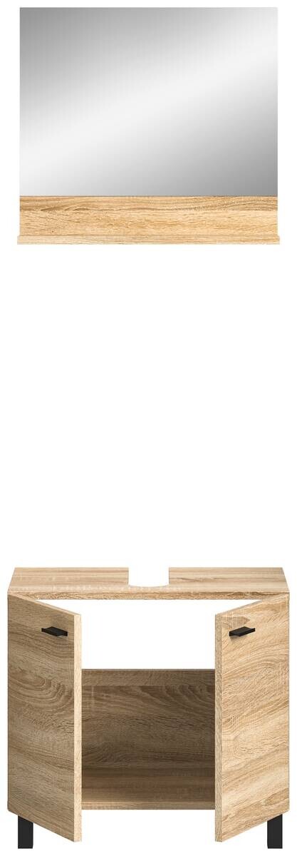 Badezimmer-Set BOSTON Eiche Sonoma Nachbildung B/H/T: ca. 57x186x33 cm