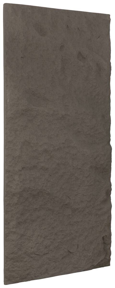 Wandpaneel PU Stone 2er-Set Vulcangrau L/B/H: ca. 120x60x3 cm pro Stück