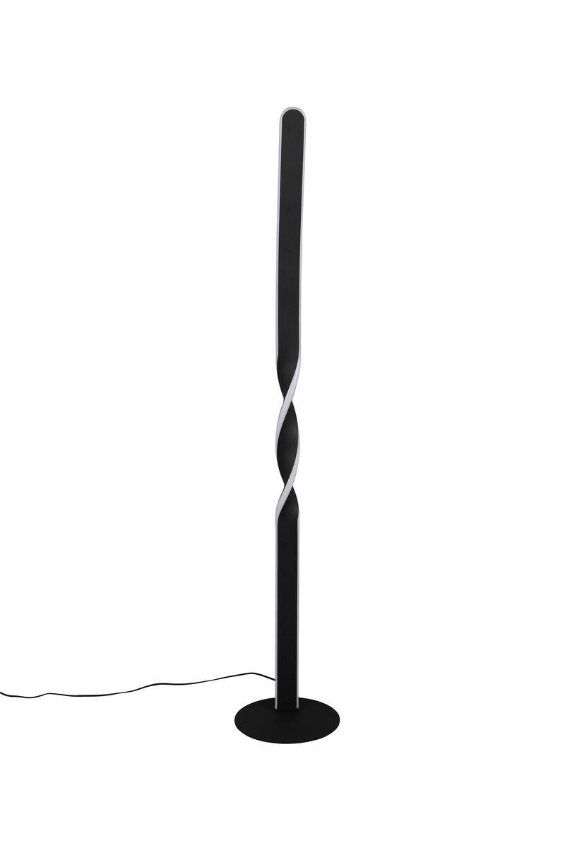 Reality Stehlampe Ginko mattschwarz Metall B/H/T: ca. 2x11x21,5 cm 1 Brennstellen