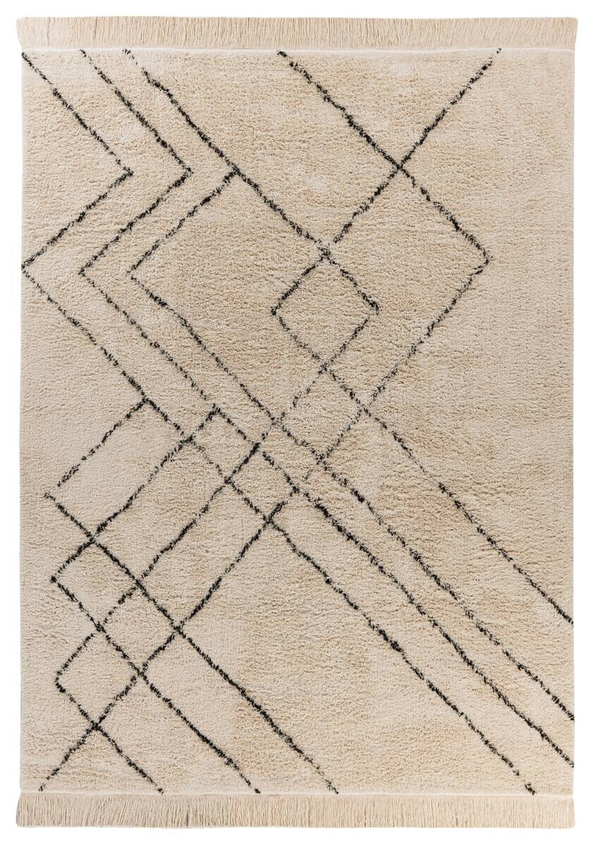 360Living Teppich Mylen schwarz B/L: ca. 120x170 cm