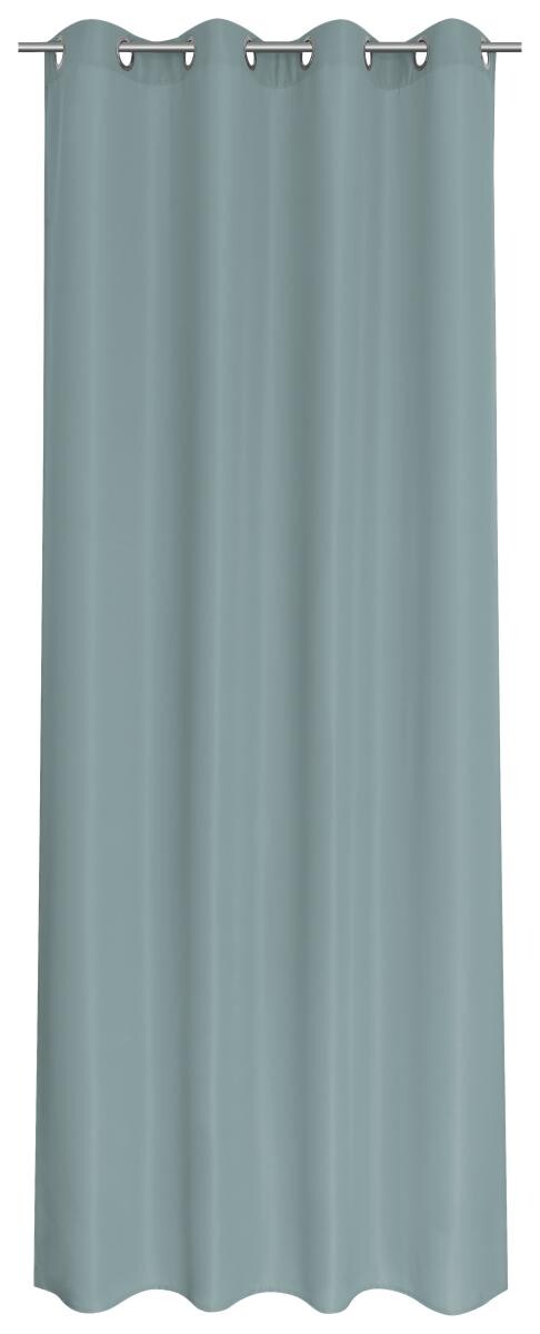 POCOline Ösenvorhang Sorrento rauchblau 100% Polyester B/L: ca. 140x245 cm