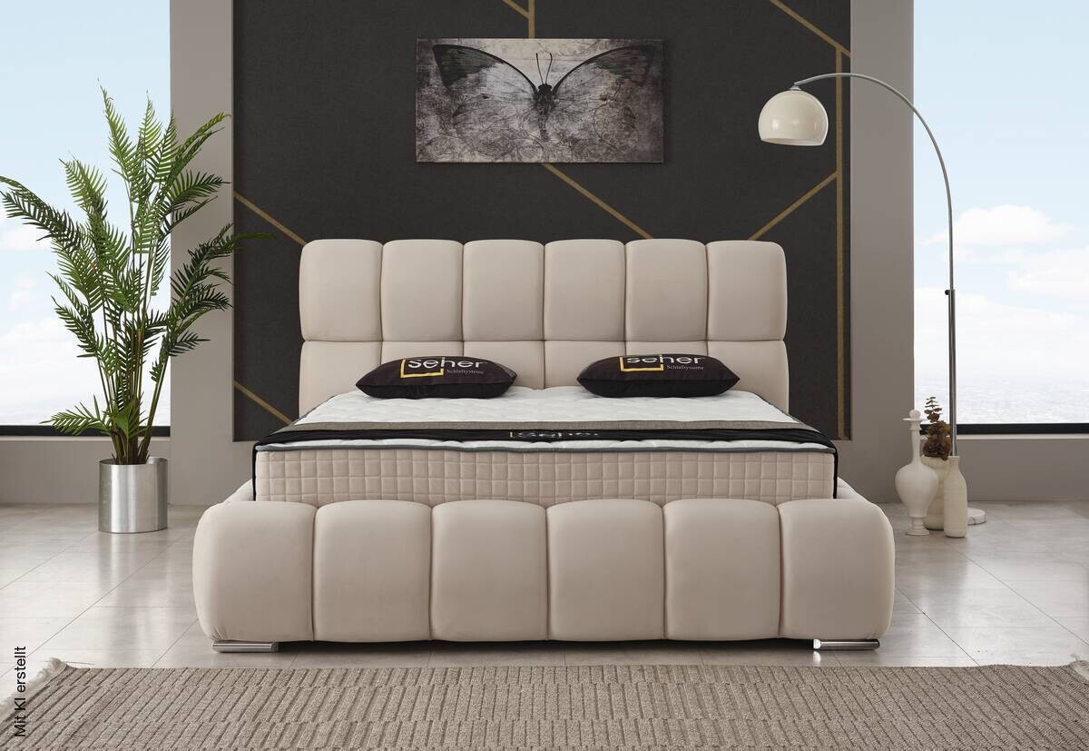 Polsterbett Prestige creme Liegefläche B/L: ca. 180x200 cm