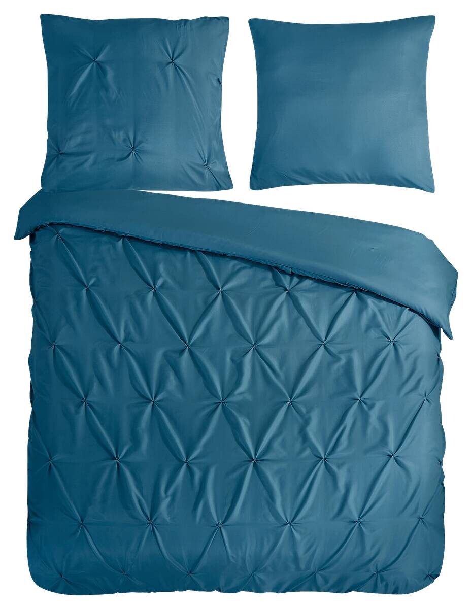 Microfaser Bettwäsche Elegance petrol Polyester B/L: ca. 200x200 cm