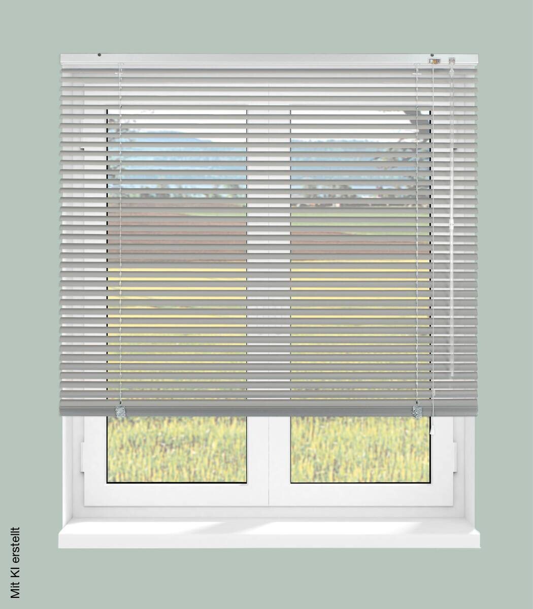 Boviva Alu-Jalousie silber Aluminium B/L: ca. 70x175 cm